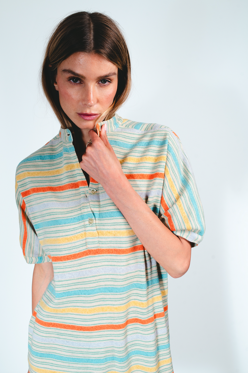 Robe Polo Missoni à Rayures - Missoni - mode vintage - The Cheeky Shop