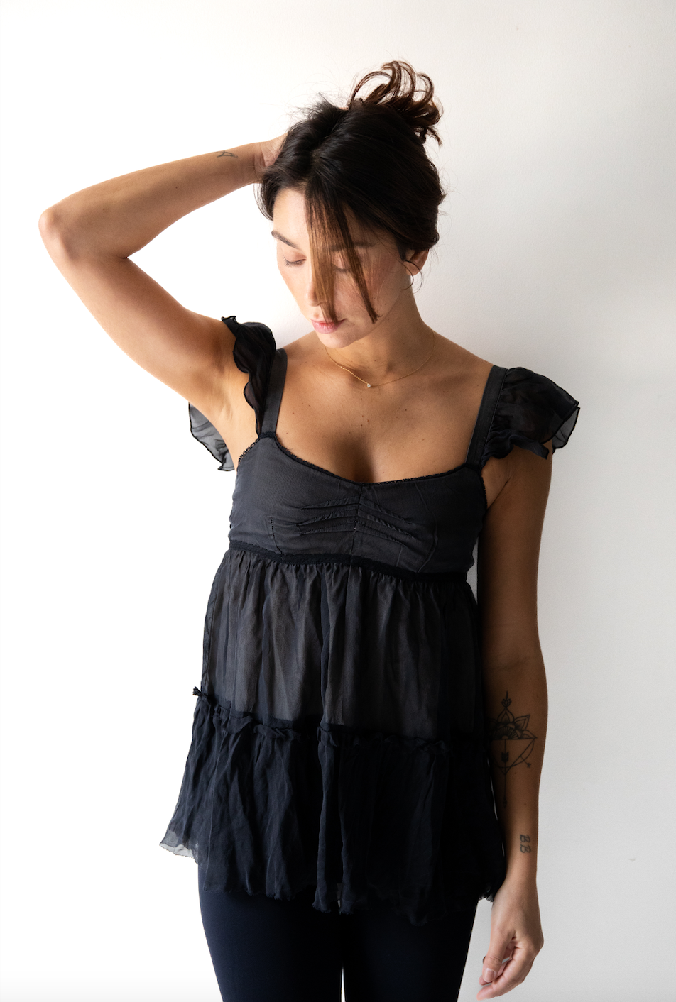 Top à manches courtes D&G