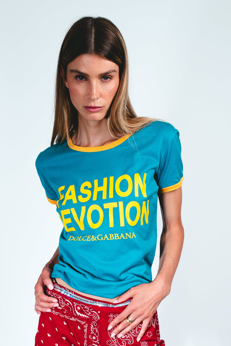 T-Shirt D&G - Dolce & Gabbana - mode vintage - The Cheeky Shop