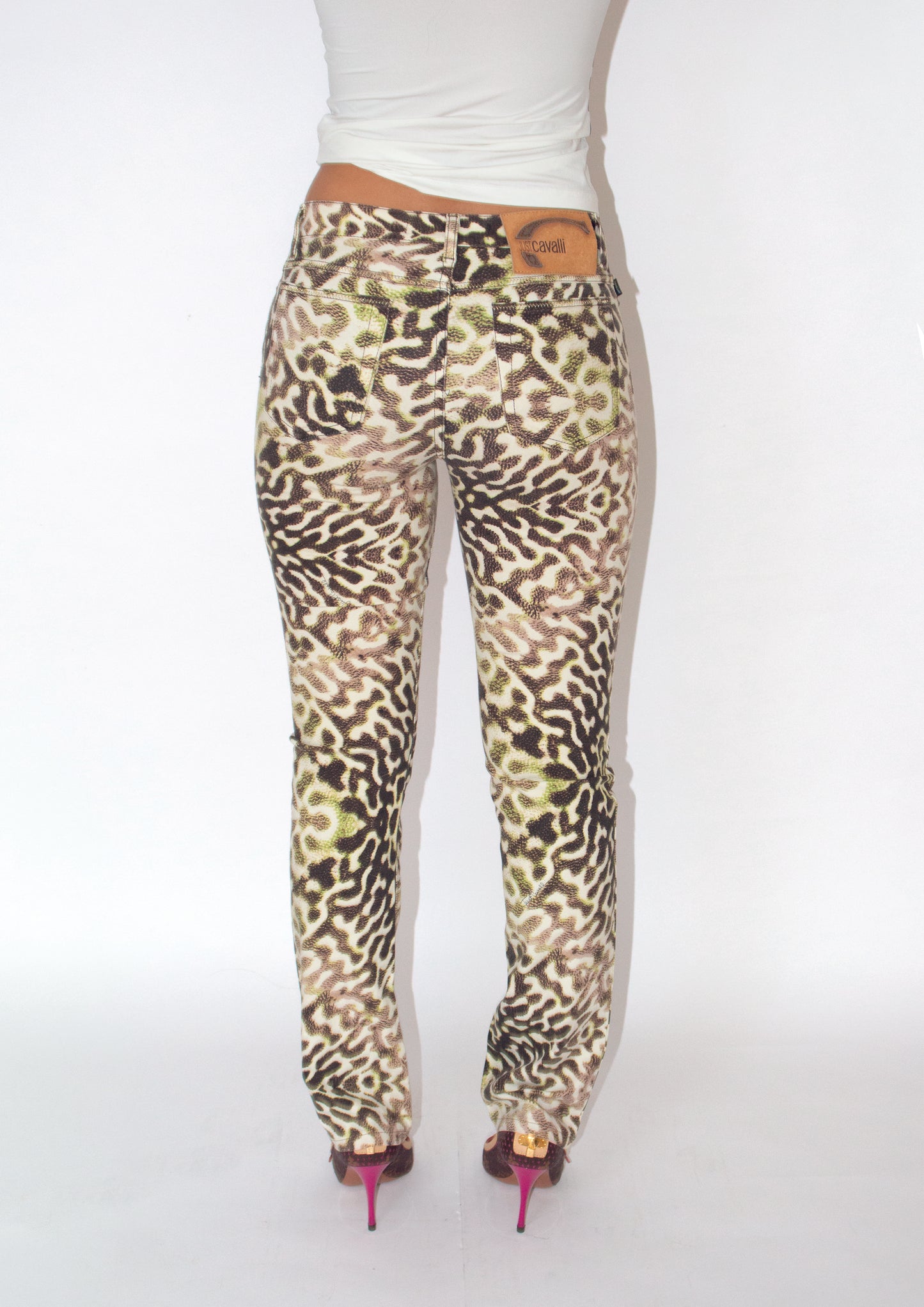 Pantalon Roberto Cavalli effet Holographique