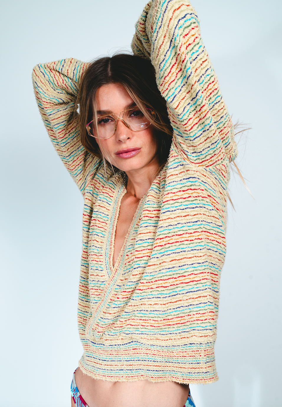 cachecoeur misssoni vintage multicolore