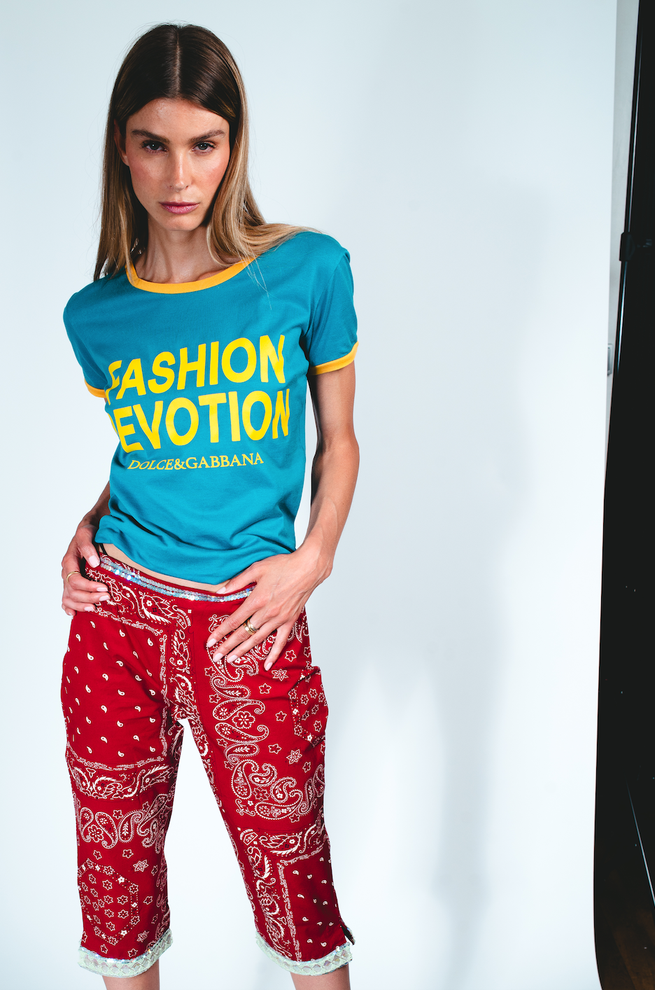 capri vintage rouge d&g