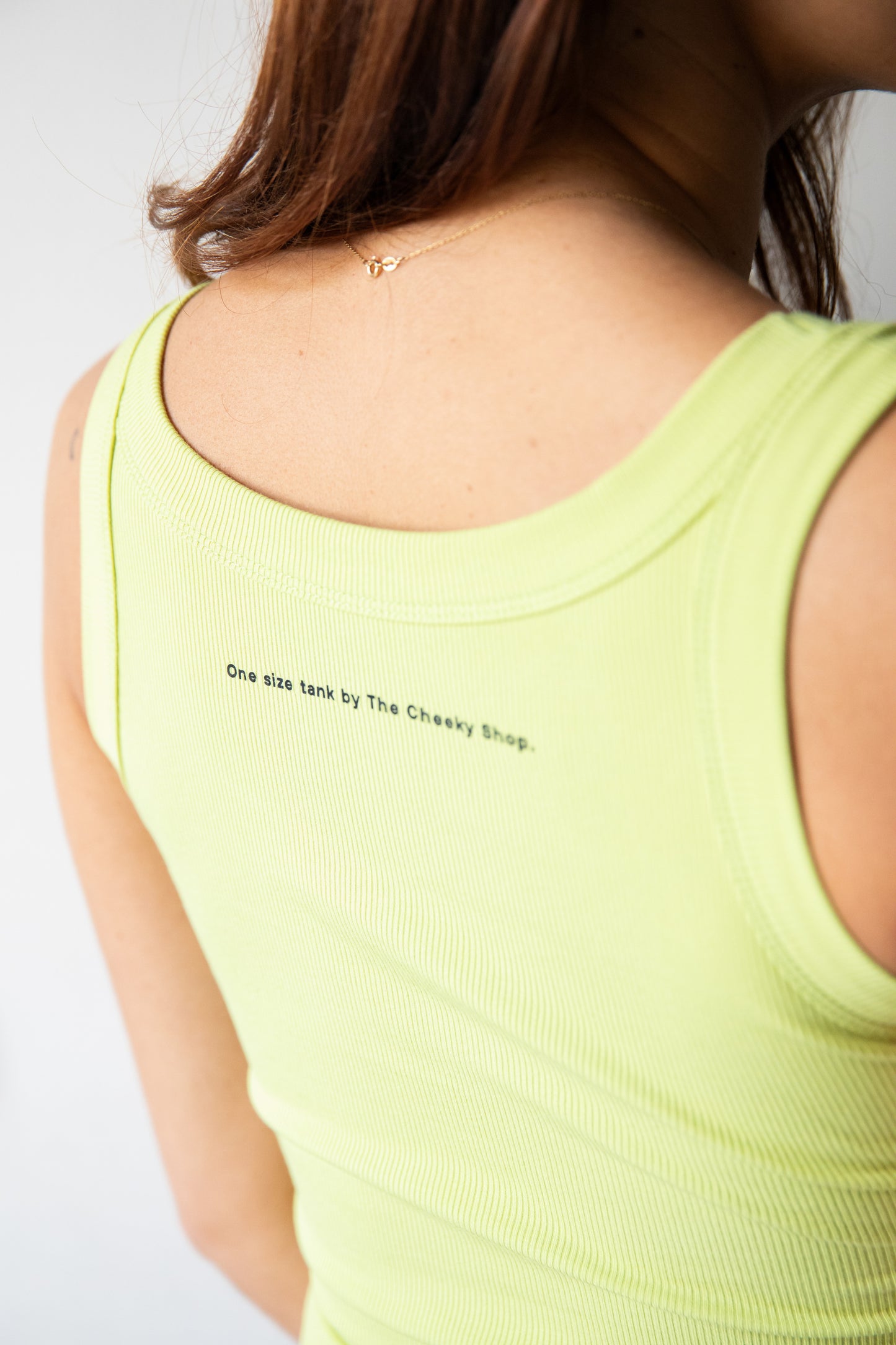 Tank Top CHEEKY Crop' Matcha